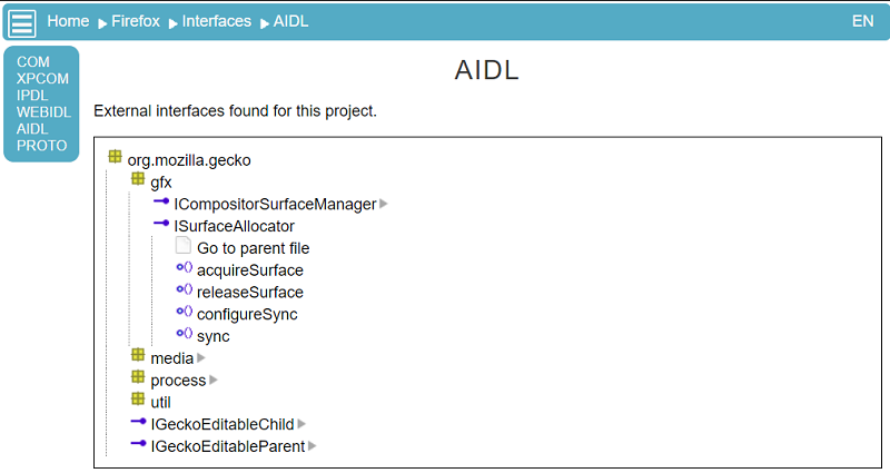 kezacode external interfaces explorer - image